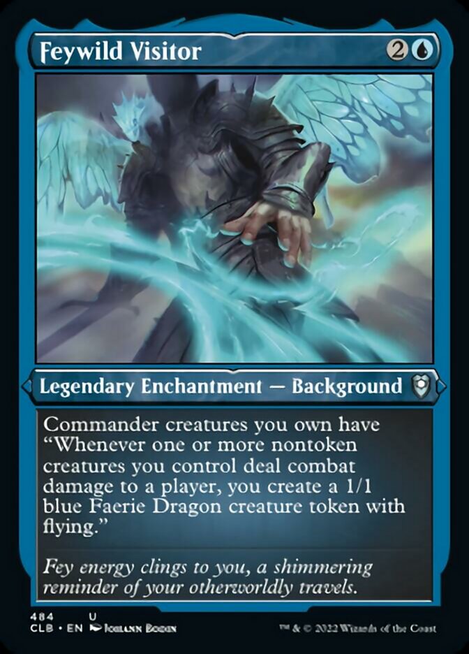 Image of Feywild Visitor (Foil Etched) [Commander Legends: Battle for Baldur's Gate]