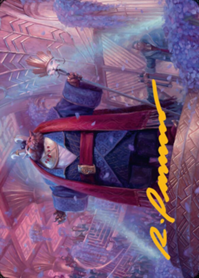 Image of Jetmir, Nexus of Revels 1 Art Card (Gold-Stamped Signature) [Streets of New Capenna Art Series]