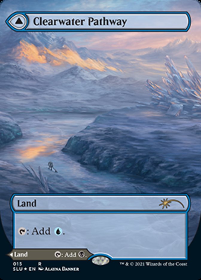 Image of Clearwater Pathway // Murkwater Pathway (Borderless) [Secret Lair: Ultimate Edition 2]