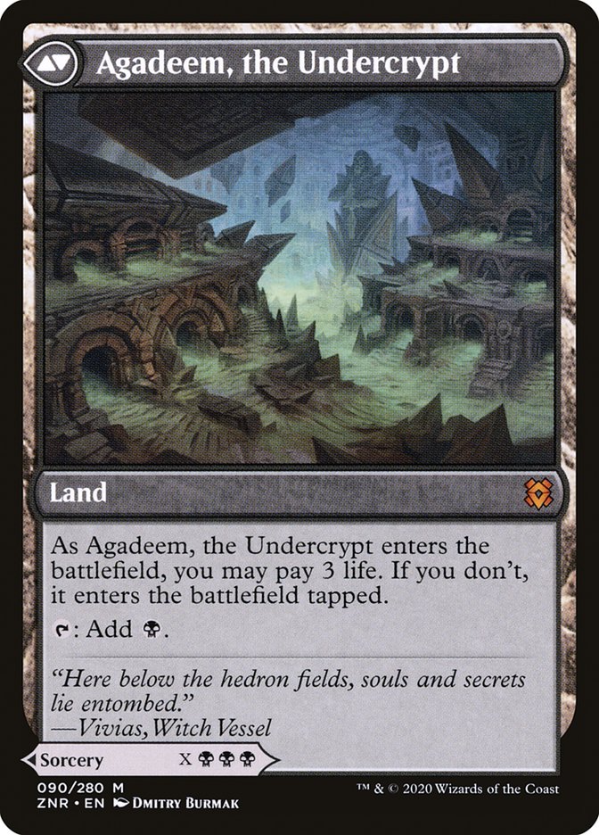Image of Agadeem's Awakening // Agadeem, the Undercrypt [Zendikar Rising]