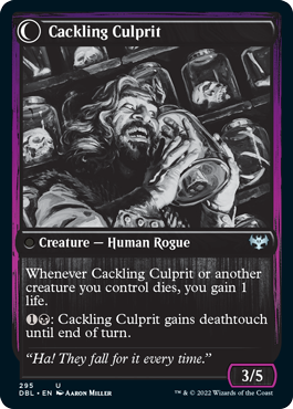 Image of Panicked Bystander // Cackling Culprit [Innistrad: Double Feature]