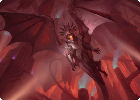 Image of Ziatora, the Incinerator Art Card [Streets of New Capenna Art Series]