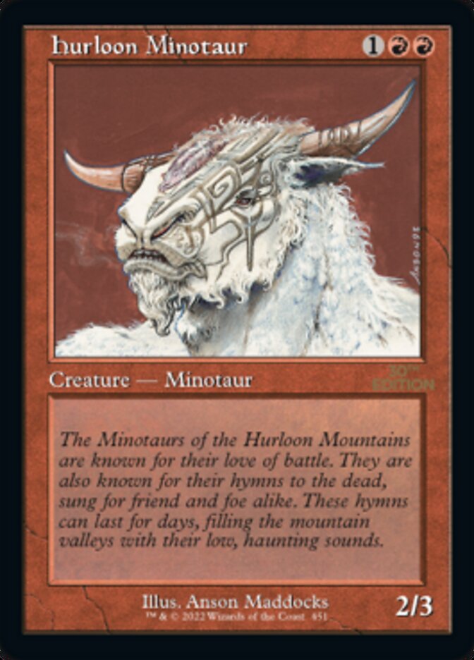 Image of Hurloon Minotaur (Retro) [30th Anniversary Edition]