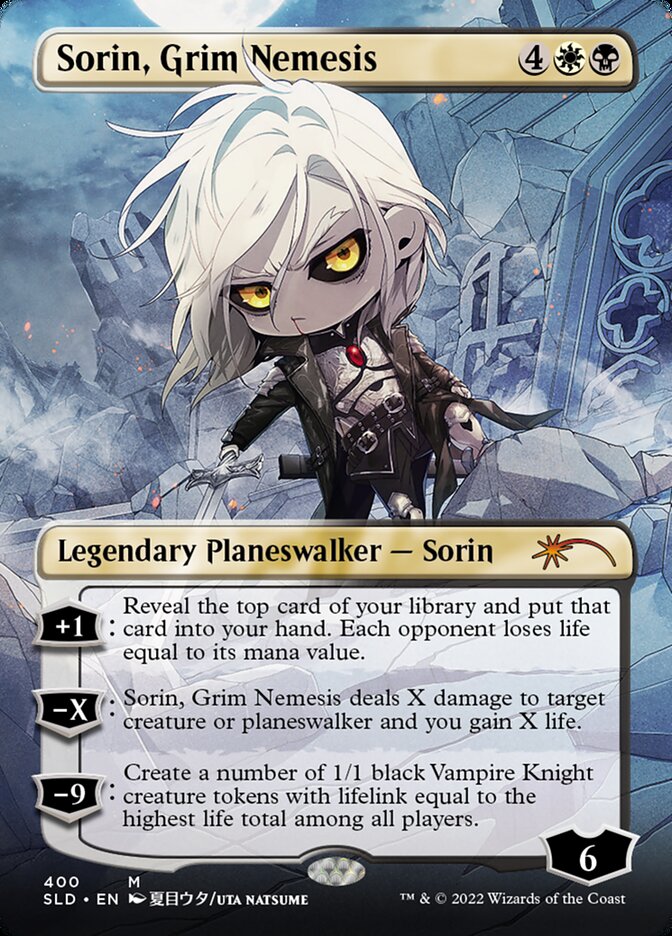 Image of Sorin, Grim Nemesis (Borderless) [Secret Lair Drop Series]