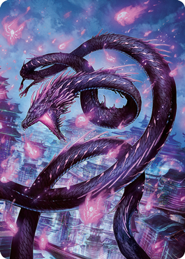 Image of Junji, the Midnight Sky 2 Art Card [Kamigawa: Neon Dynasty Art Series]