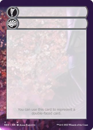 Image of Helper Card (3/9) [Kamigawa: Neon Dynasty Tokens]