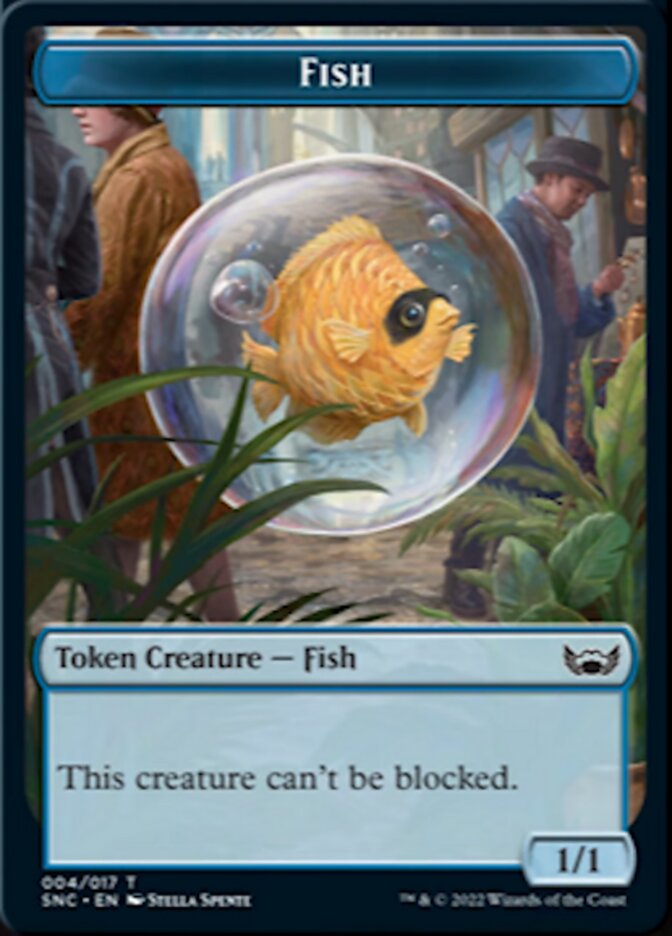 Image of Fish Token [Streets of New Capenna Tokens]