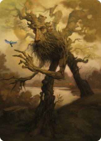 Image of Treefolk Token Art Card [The Lord of the Rings: Tales of Middle-earth Art Series]