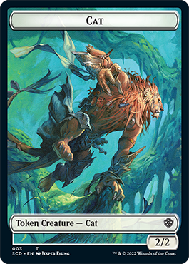 Image of Saproling // Cat Double-Sided Token [Starter Commander Decks]