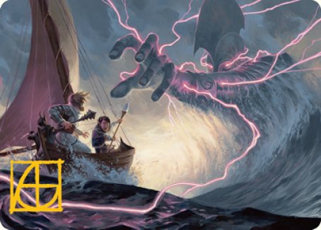 Image of Hall of Storm Giants Art Card (Gold-Stamped Signature) [Dungeons & Dragons: Adventures in the Forgotten Realms Art Series]