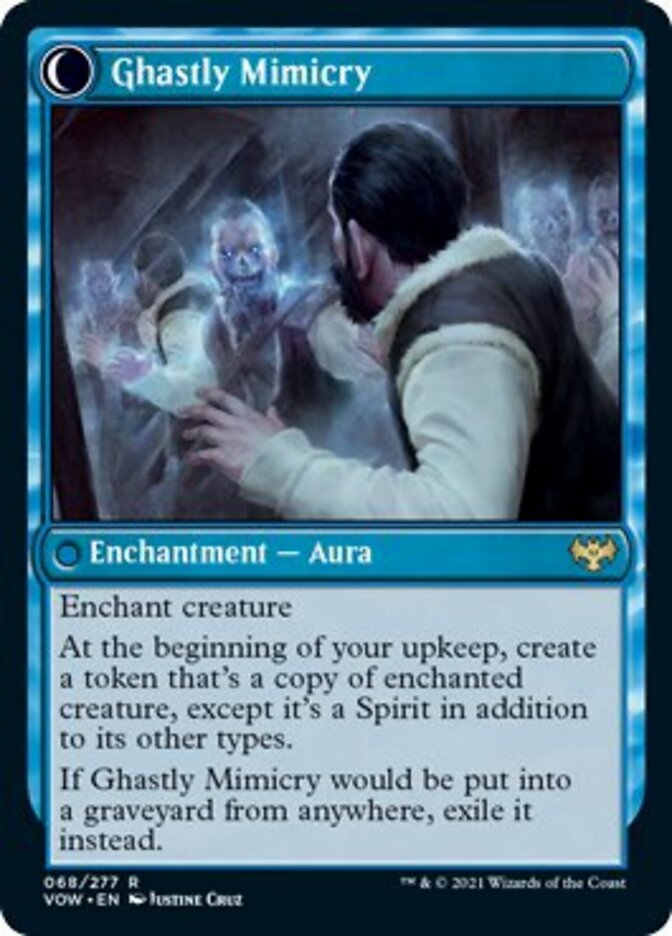 Image of Mirrorhall Mimic // Ghastly Mimicry [Innistrad: Crimson Vow]