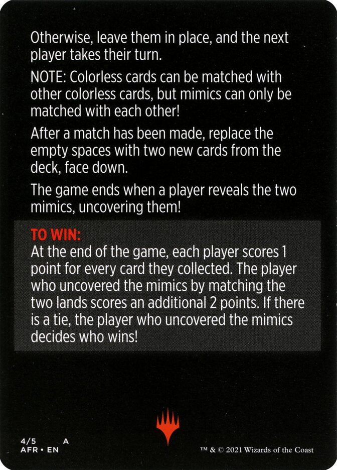 Image of Mimic Match (Magic Minigame) [Dungeons & Dragons: Adventures in the Forgotten Realms Minigame]