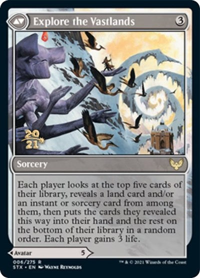 Image of Wandering Archaic // Explore the Vastlands [Strixhaven: School of Mages Prerelease Promos]