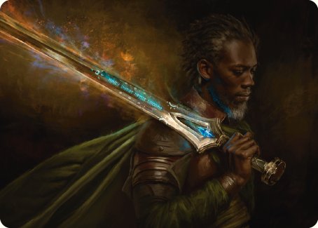 Image of Anduril, Flame of the West Art Card [The Lord of the Rings: Tales of Middle-earth Art Series]
