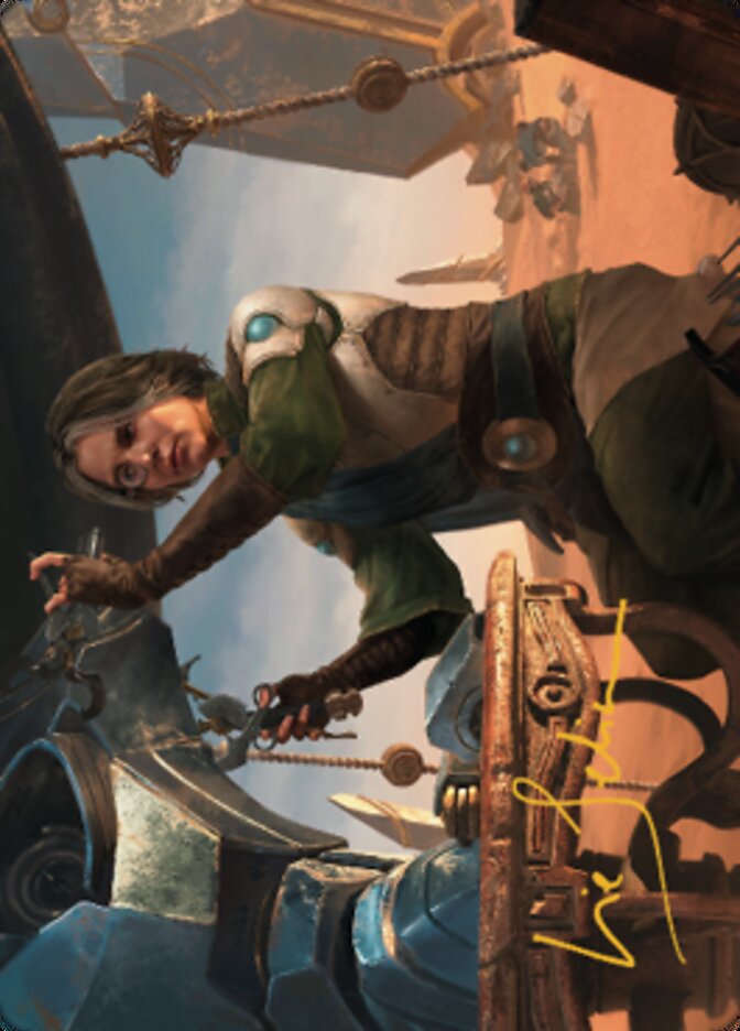 Image of Tocasia, Dig Site Mentor Art Card (Gold-Stamped Signature) [The Brothers' War Art Series]