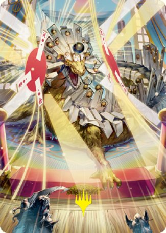 Image of Spirit-Sister's Call Art Card (Gold-Stamped Signature) [Kamigawa: Neon Dynasty Art Series]