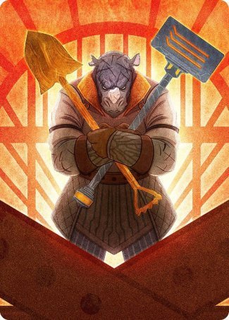 Image of Mr. Orfeo, the Boulder Art Card [Streets of New Capenna Art Series]