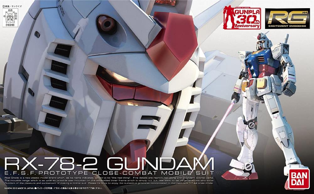 Image of Gundam RG 1/144 RX-78-2 Gundam Model Kit