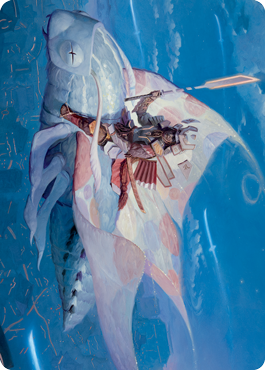 Image of Sky-Blessed Samurai Art Card [Kamigawa: Neon Dynasty Art Series]