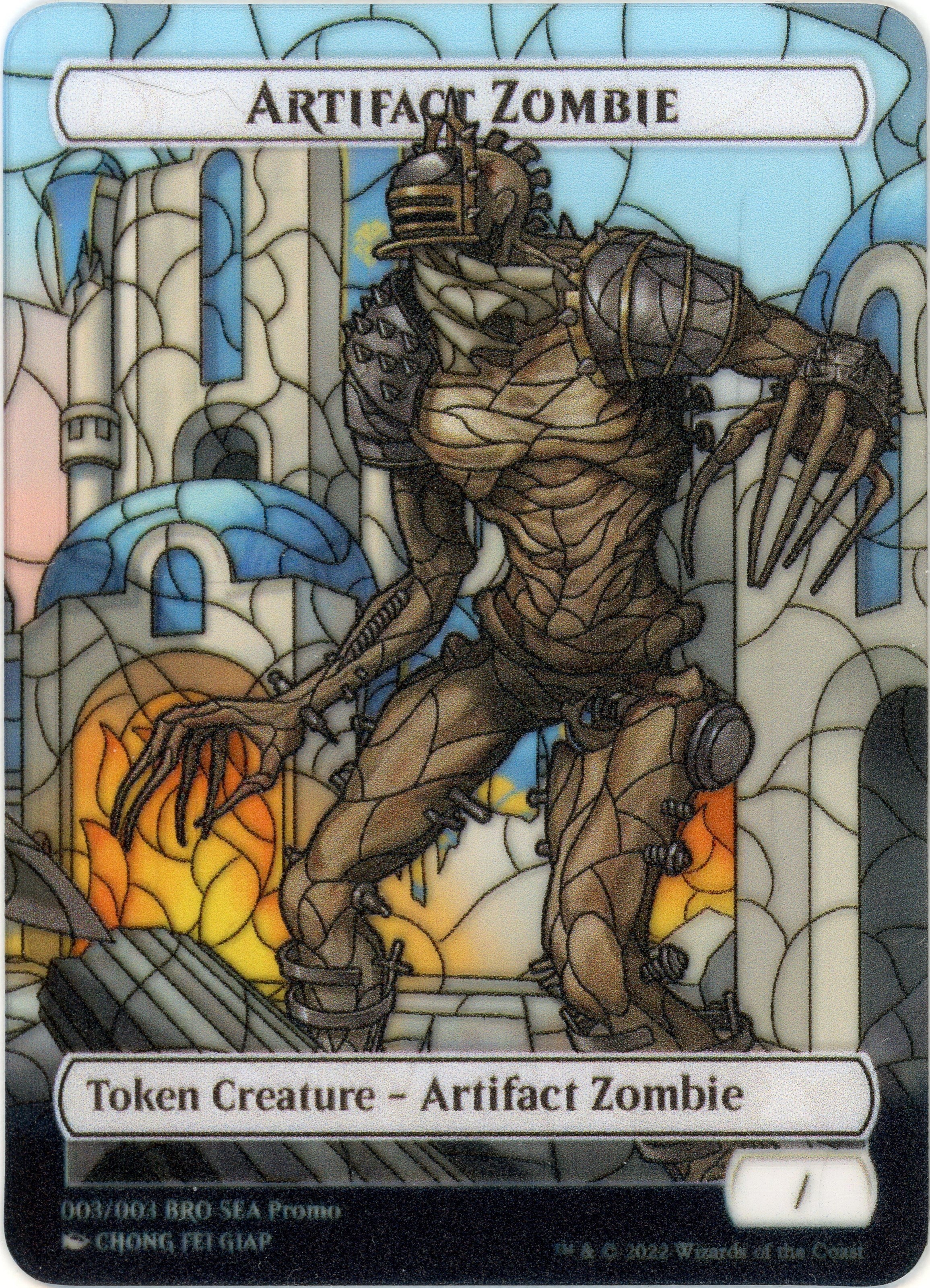 Image of Artifact Zombie Token (SEA Exclusive) [The Brothers' War Tokens]