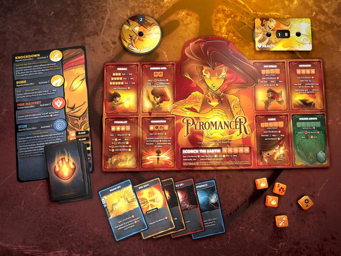 Image of Dice Throne Season 1 Rerolled: Pyromancer Vs Shadow Thief (Battle 3)