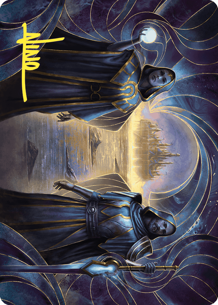 Image of Court of Vantress Art Card (Gold-Stamped Signature) [Wilds of Eldraine Art Series]