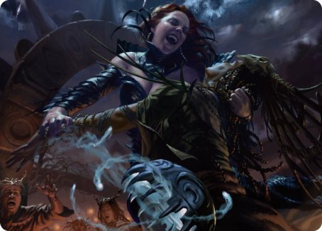 Image of Olivia's Midnight Ambush Art Card [Innistrad: Midnight Hunt Art Series]