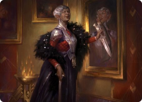 Image of Evelyn, the Covetous Art Card [Streets of New Capenna Art Series]