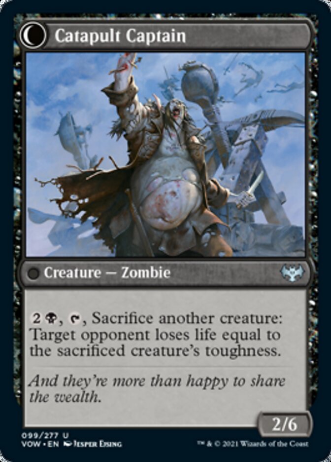 Image of Catapult Fodder // Catapult Captain [Innistrad: Crimson Vow]