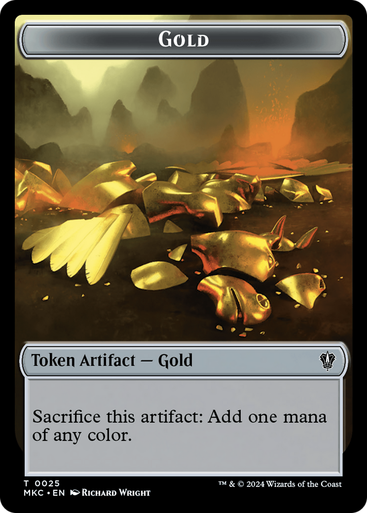 Image of Gold // The Monarch Double-Sided Token [Murders at Karlov Manor Commander Tokens]