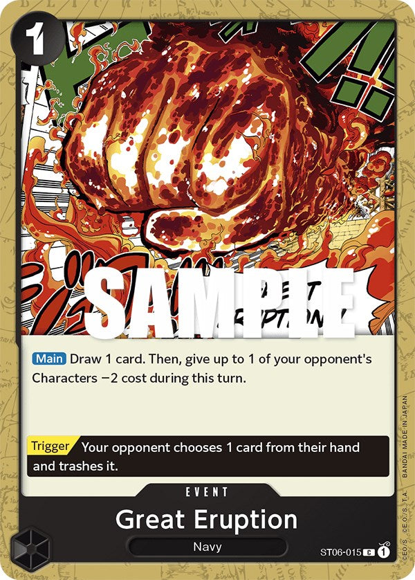Image of Great Eruption [Starter Deck: Absolute Justice]