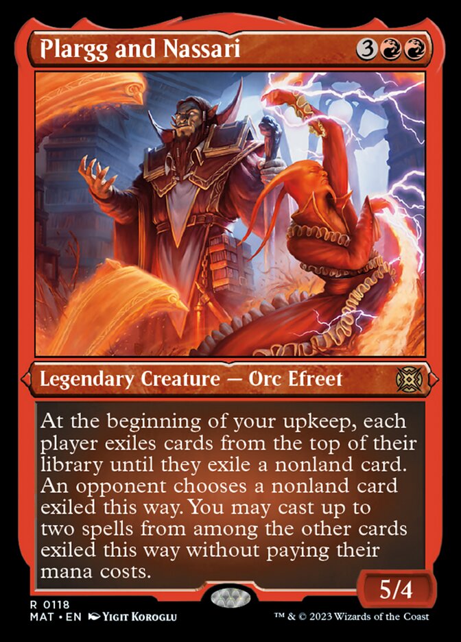 Image of Plargg and Nassari (Foil Etched) [March of the Machine: The Aftermath]