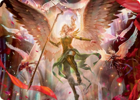 Image of Sigarda's Summons Art Card [Innistrad: Crimson Vow Art Series]