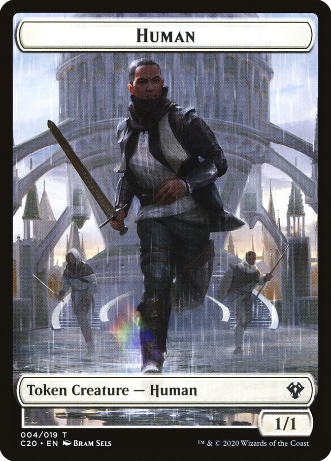 Image of Human Token [Commander 2020 Tokens]