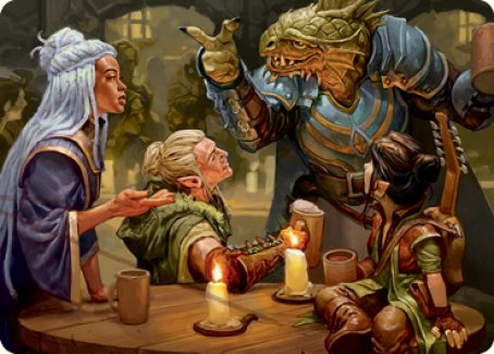 Image of You Meet in a Tavern Art Card [Dungeons & Dragons: Adventures in the Forgotten Realms Art Series]