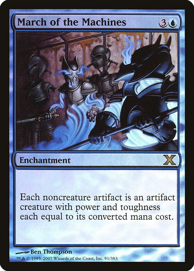 Image of March of the Machines (Premium Foil) [Tenth Edition]