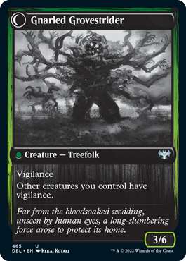 Image of Dormant Grove // Gnarled Grovestrider [Innistrad: Double Feature]