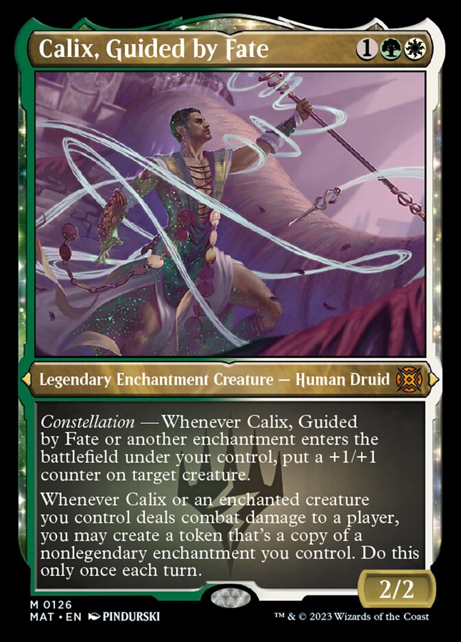 Image of Calix, Guided by Fate (Foil Etched) [March of the Machine: The Aftermath]