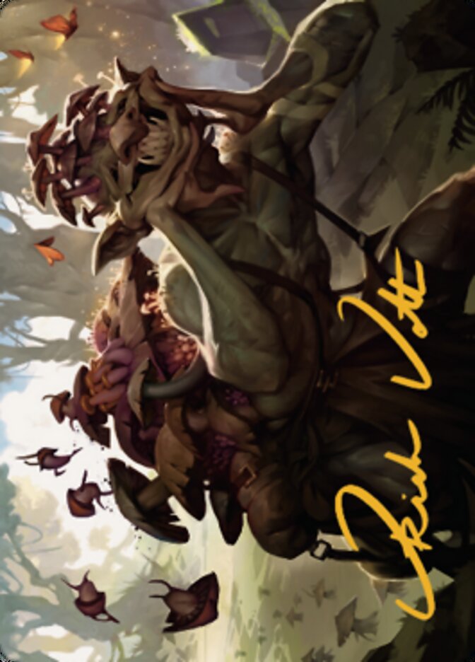 Image of Sprouting Goblin Art Card (Gold-Stamped Signature) [Dominaria United Art Series]