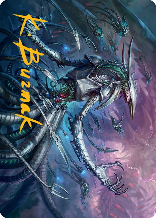 Image of Jin-Gitaxias Art Card (Gold-Stamped Signature) [March of the Machine Art Series]