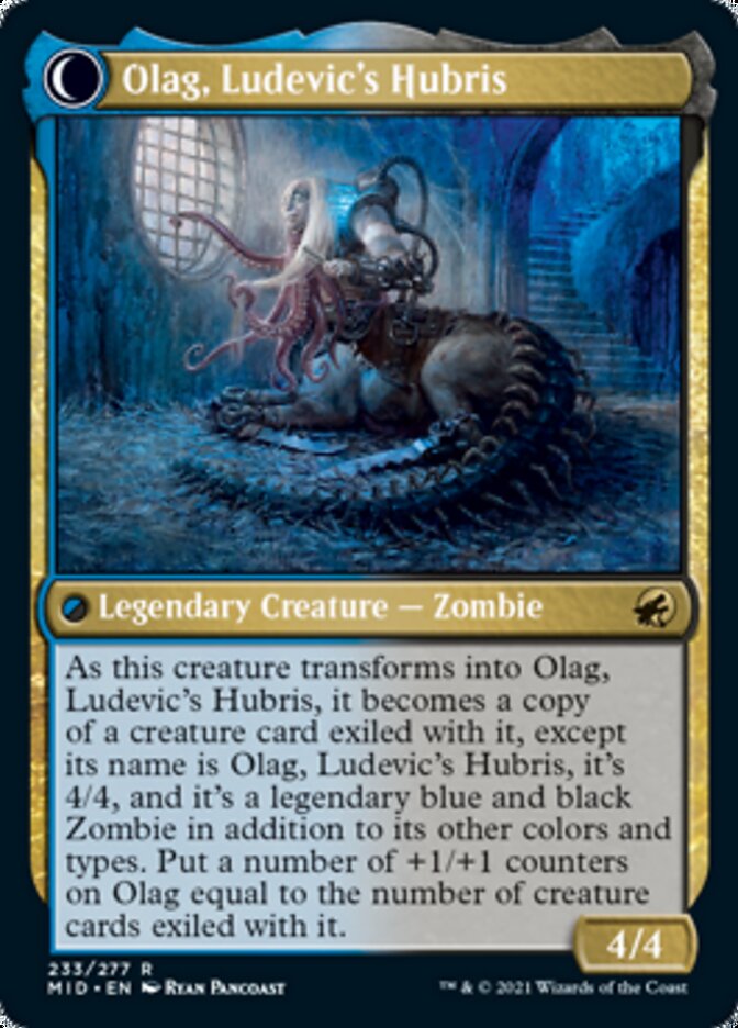 Image of Ludevic, Necrogenius // Olag, Ludevic's Hubris [Innistrad: Midnight Hunt]