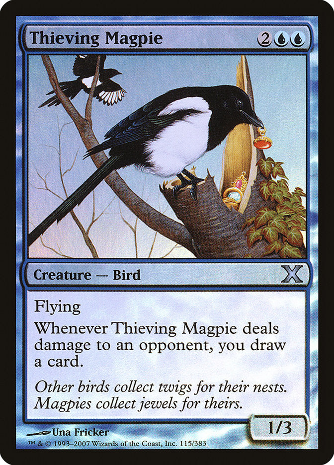 Image of Thieving Magpie (Premium Foil) [Tenth Edition]