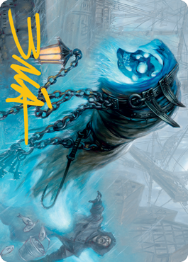 Image of Nebelgast Intruder Art Card (Gold-Stamped Signature) [Innistrad: Midnight Hunt Art Series]