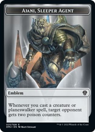 Image of Ajani, Sleeper Agent Emblem [Dominaria United Tokens]