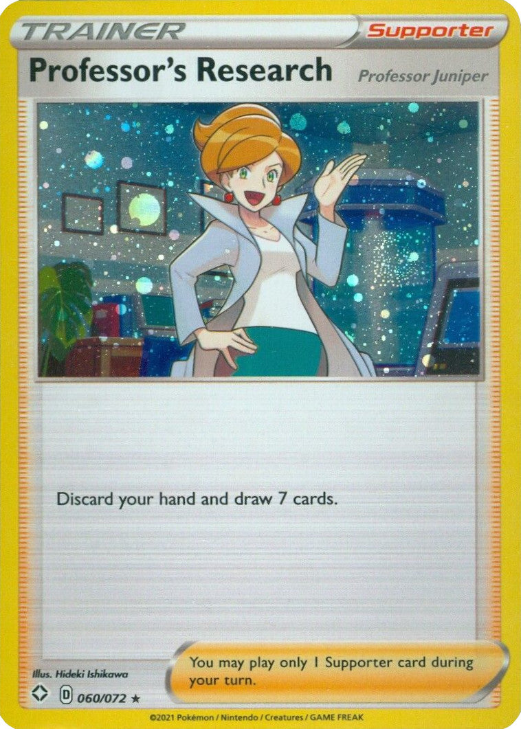 Image of Professor's Research (060/072) (Cosmos Holo) (Theme Deck Exclusive) [Sword & Shield: Shining Fates]
