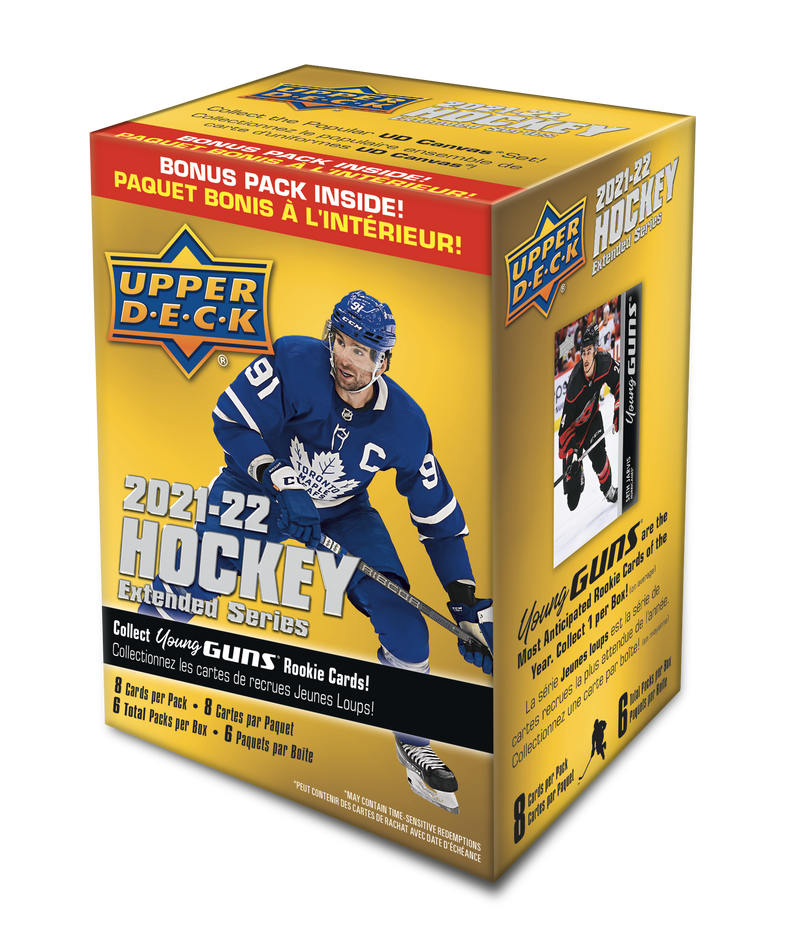 Image of 2021-22 Upper Deck Extended Hockey Blaster Box