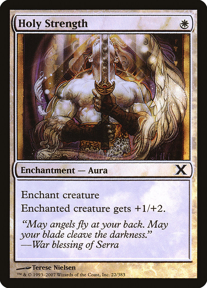 Image of Holy Strength (Premium Foil) [Tenth Edition]