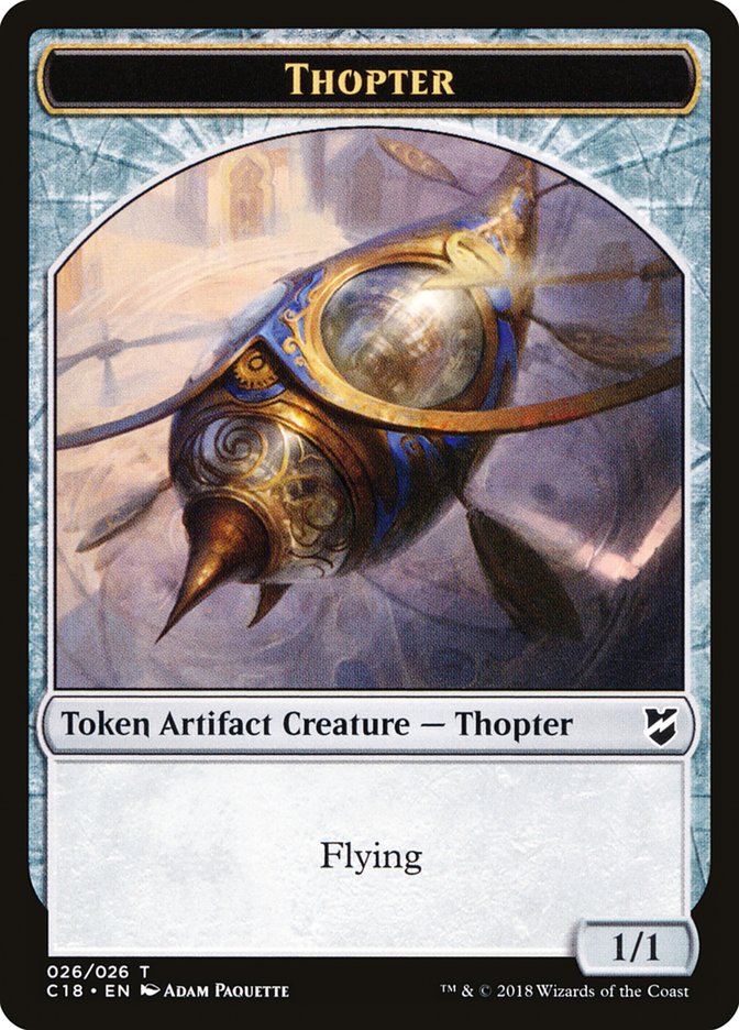 Image of Thopter Token (026/026) [Commander 2018 Tokens]