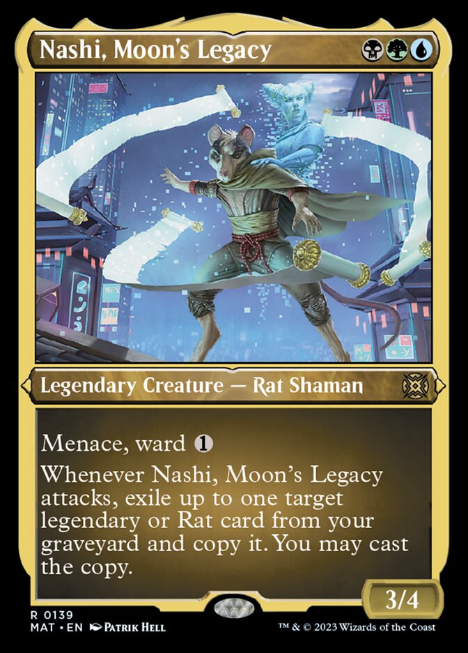 Image of Nashi, Moon's Legacy (Foil Etched) [March of the Machine: The Aftermath]