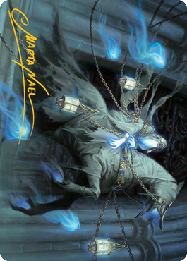 Image of Patrician Geist Art Card (Gold-Stamped Signature) [Innistrad: Midnight Hunt Art Series]